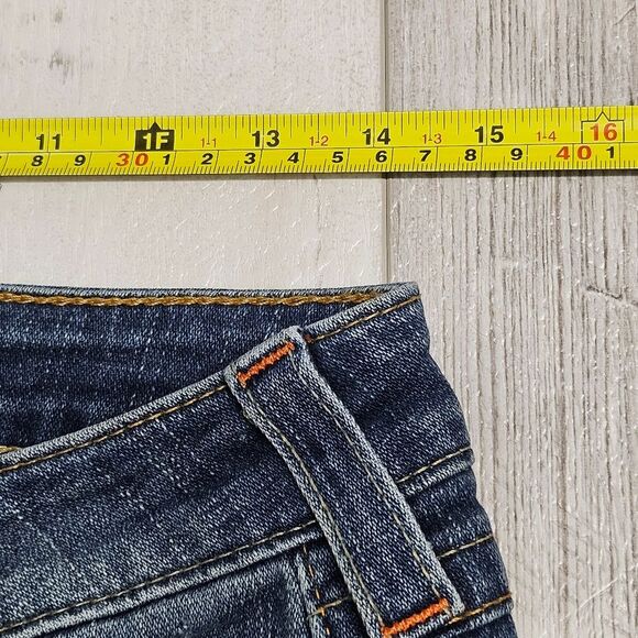 True Religion Billy Jeans Womens 30 Studs Details Flaps Pockets Mid Rise Western - Picture 3 of 15